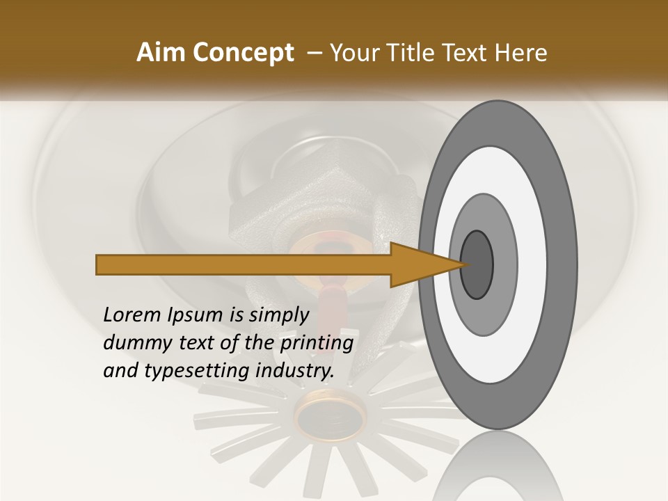A Close Up Of A Metal Object On A White Surface PowerPoint Template