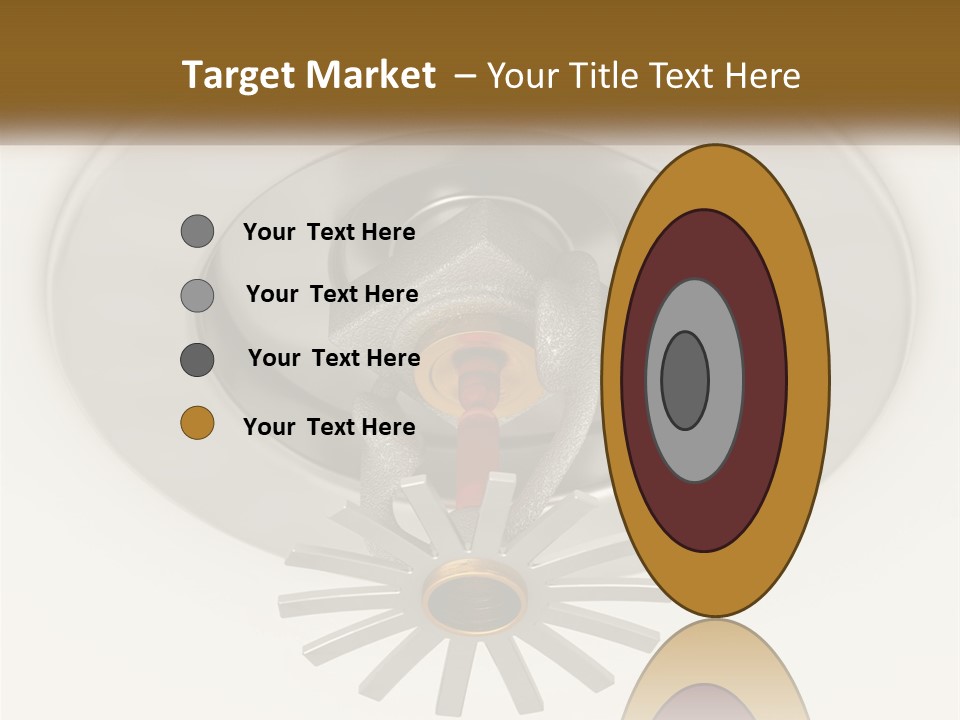 A Close Up Of A Metal Object On A White Surface PowerPoint Template