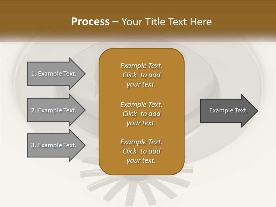 A Close Up Of A Metal Object On A White Surface PowerPoint Template