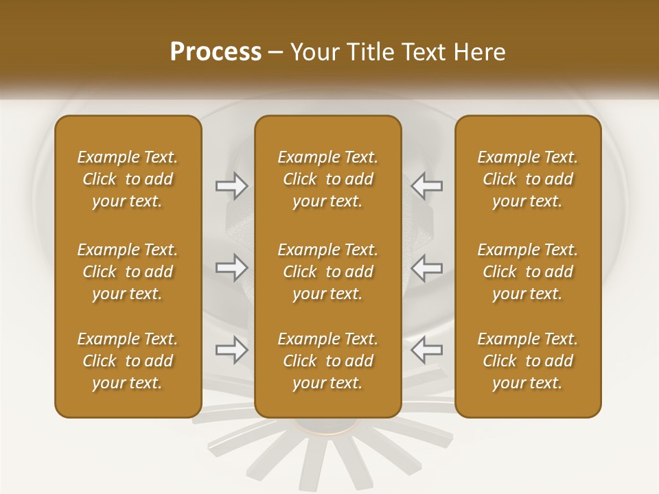A Close Up Of A Metal Object On A White Surface PowerPoint Template