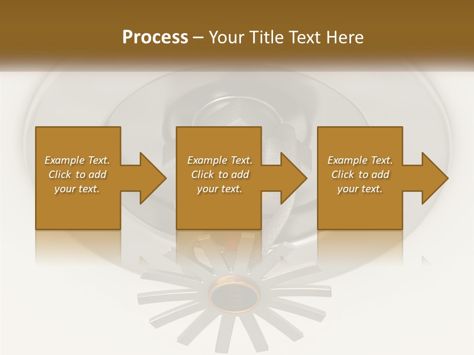 A Close Up Of A Metal Object On A White Surface PowerPoint Template