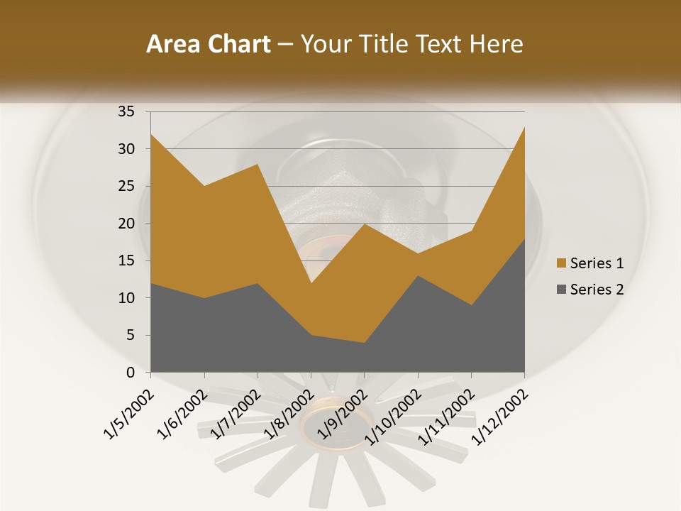 A Close Up Of A Metal Object On A White Surface PowerPoint Template