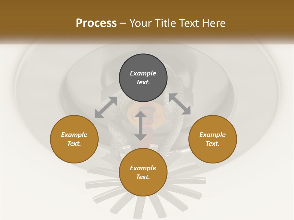 A Close Up Of A Metal Object On A White Surface PowerPoint Template