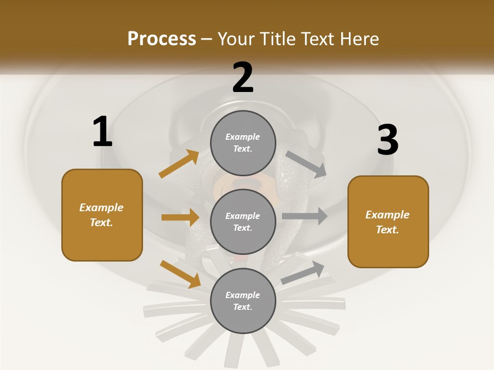 A Close Up Of A Metal Object On A White Surface PowerPoint Template