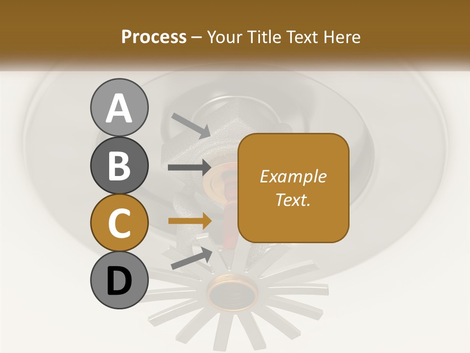 A Close Up Of A Metal Object On A White Surface PowerPoint Template