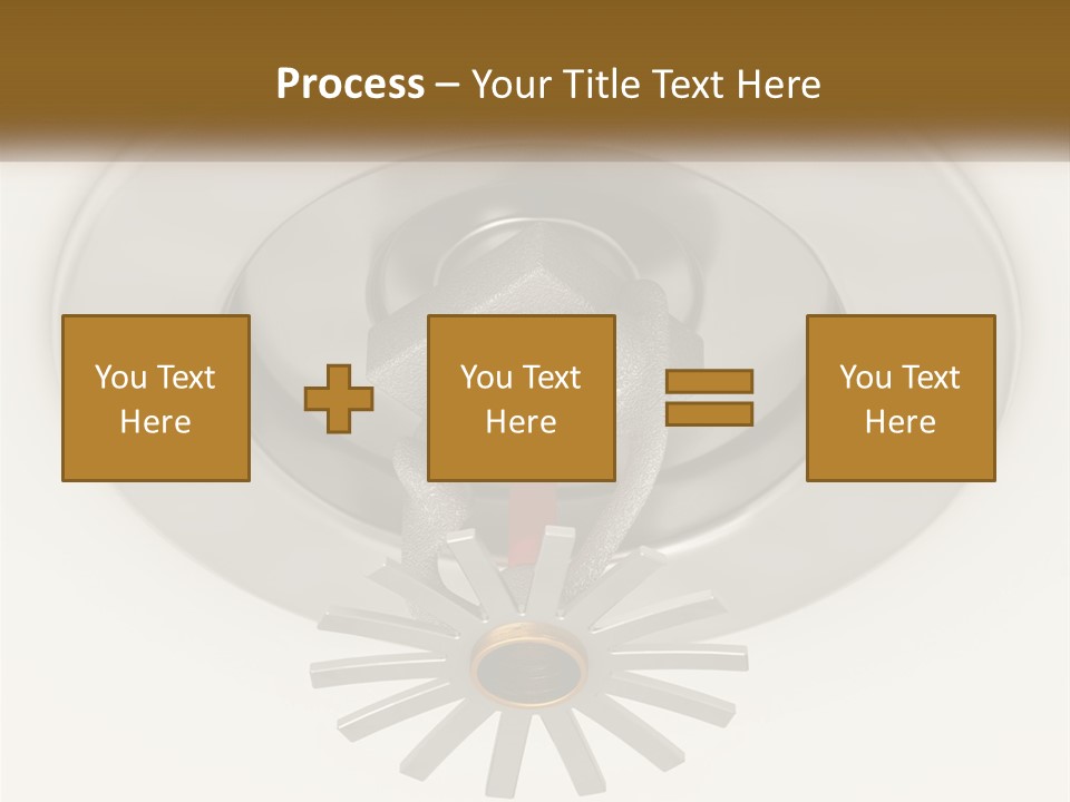 A Close Up Of A Metal Object On A White Surface PowerPoint Template