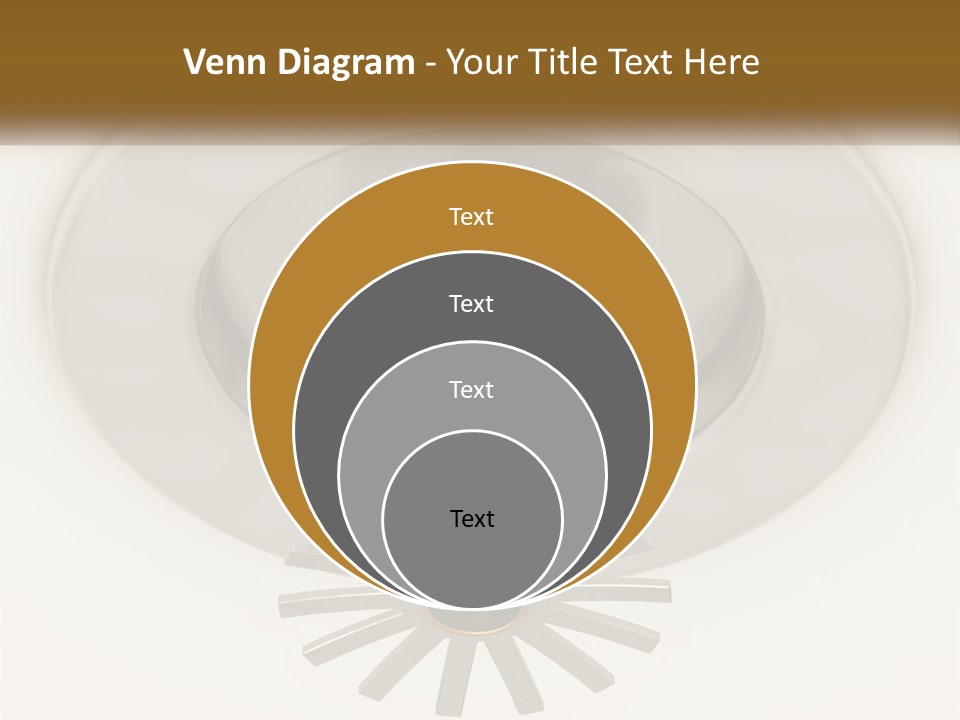A Close Up Of A Metal Object On A White Surface PowerPoint Template