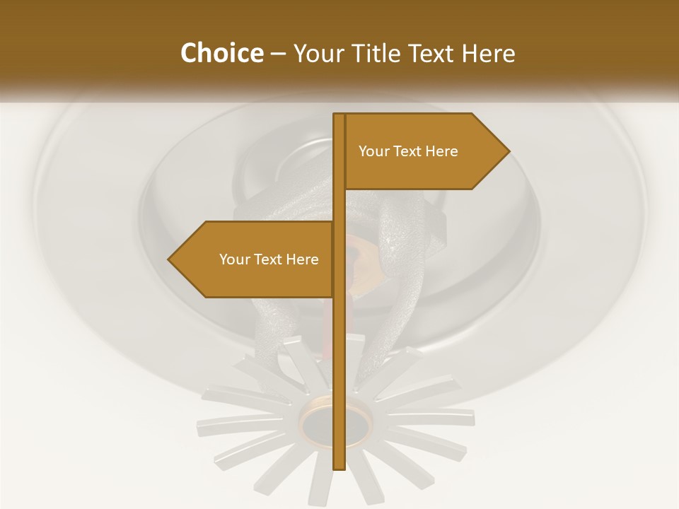 A Close Up Of A Metal Object On A White Surface PowerPoint Template