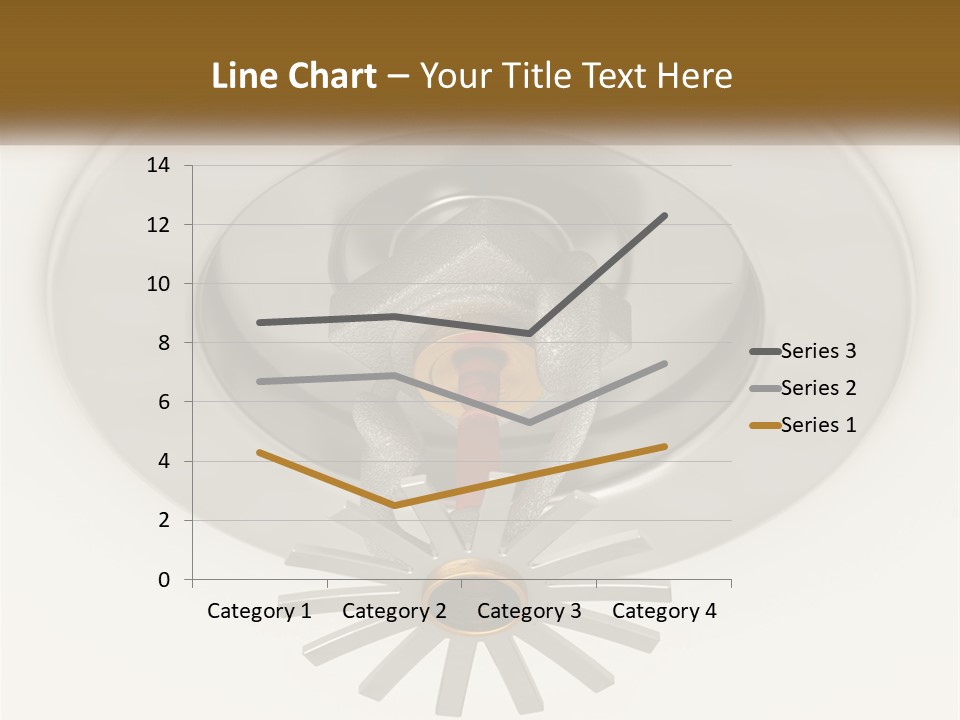 A Close Up Of A Metal Object On A White Surface PowerPoint Template