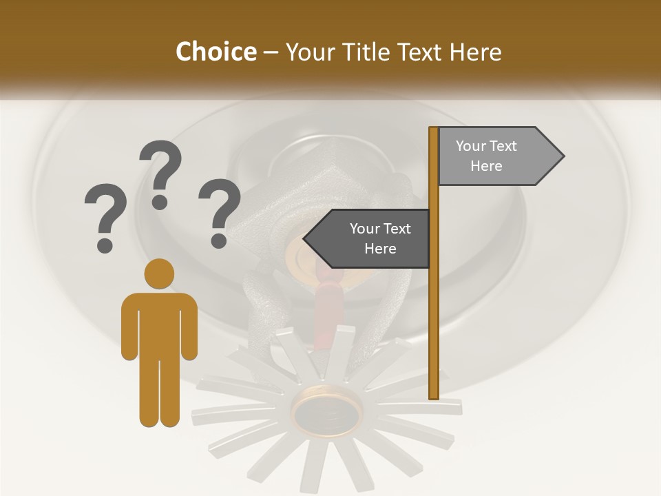 A Close Up Of A Metal Object On A White Surface PowerPoint Template