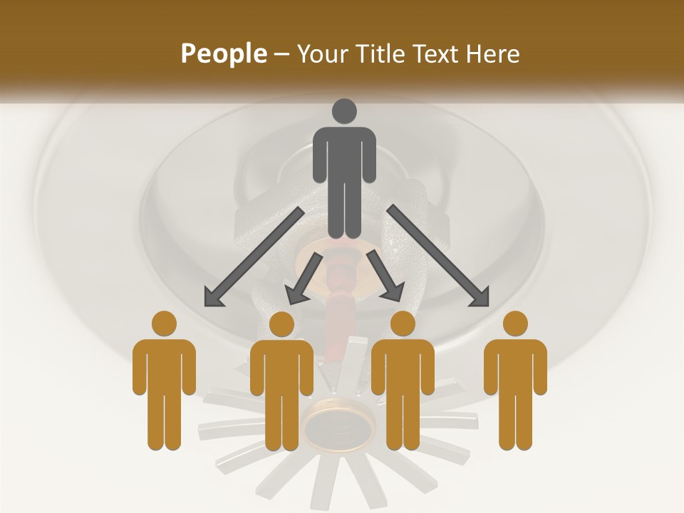 A Close Up Of A Metal Object On A White Surface PowerPoint Template