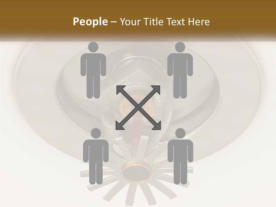 A Close Up Of A Metal Object On A White Surface PowerPoint Template