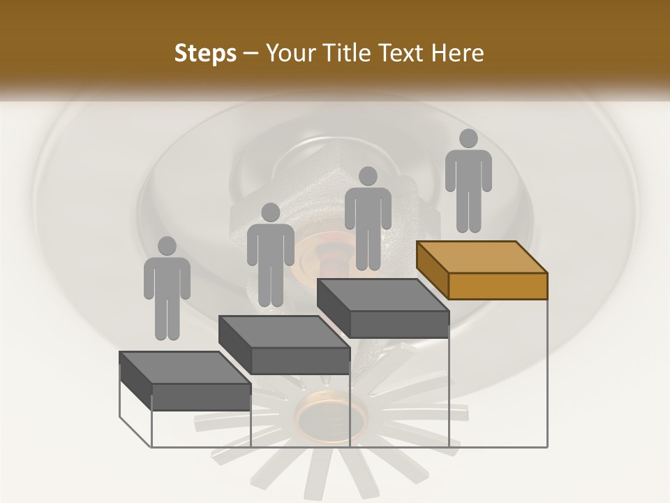 A Close Up Of A Metal Object On A White Surface PowerPoint Template