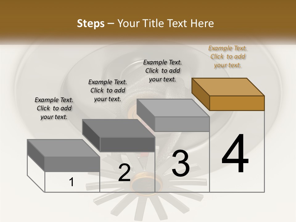 A Close Up Of A Metal Object On A White Surface PowerPoint Template
