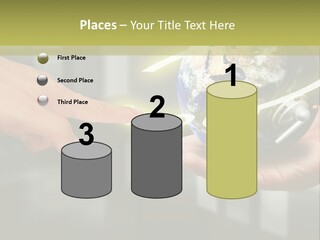 A Person Holding A Small Earth In Their Hands PowerPoint Template