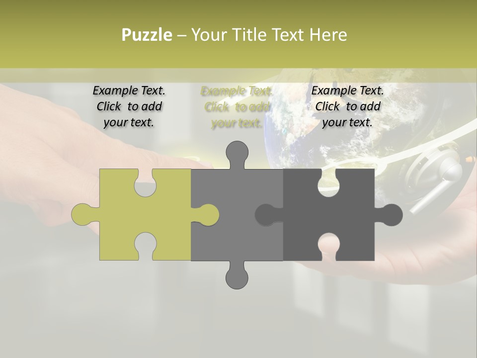 A Person Holding A Small Earth In Their Hands PowerPoint Template