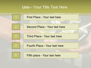 A Person Holding A Small Earth In Their Hands PowerPoint Template