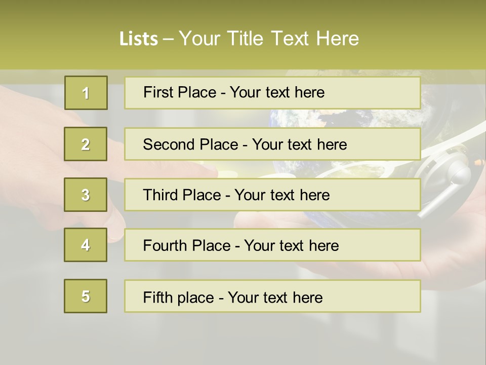 A Person Holding A Small Earth In Their Hands PowerPoint Template