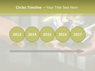 A Person Holding A Small Earth In Their Hands PowerPoint Template