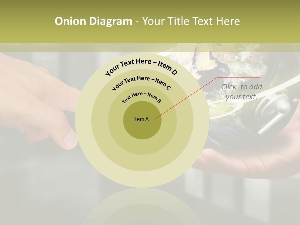 A Person Holding A Small Earth In Their Hands PowerPoint Template