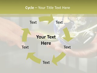A Person Holding A Small Earth In Their Hands PowerPoint Template