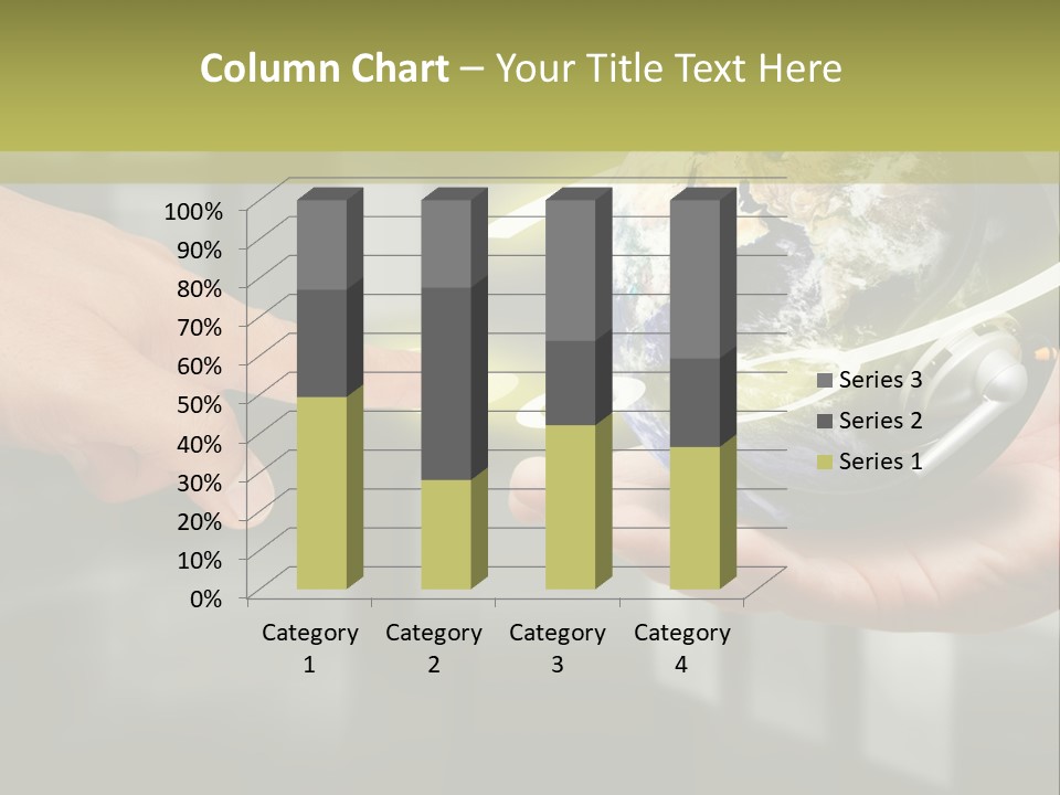 A Person Holding A Small Earth In Their Hands PowerPoint Template