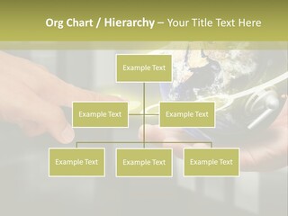 A Person Holding A Small Earth In Their Hands PowerPoint Template