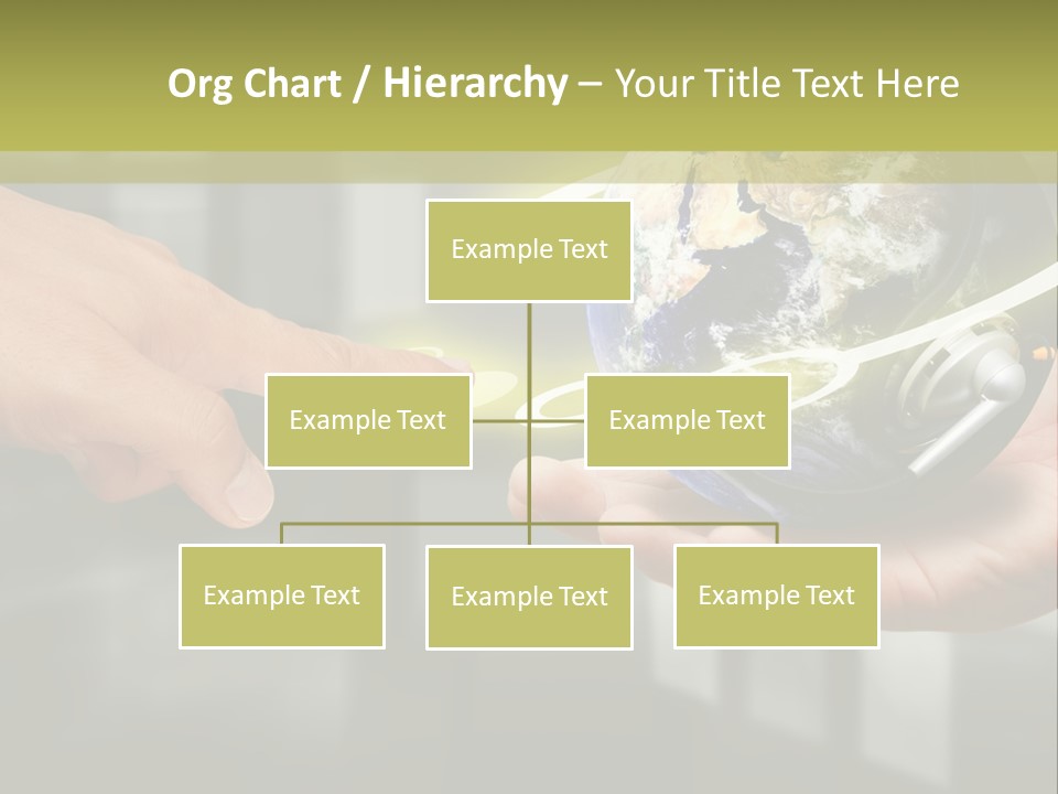 A Person Holding A Small Earth In Their Hands PowerPoint Template