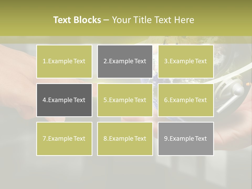 A Person Holding A Small Earth In Their Hands PowerPoint Template