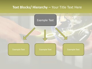 A Person Holding A Small Earth In Their Hands PowerPoint Template