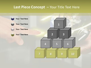 A Person Holding A Small Earth In Their Hands PowerPoint Template