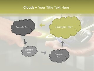 A Person Holding A Small Earth In Their Hands PowerPoint Template