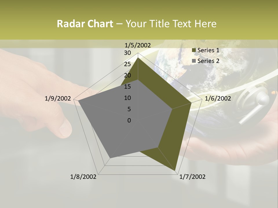 A Person Holding A Small Earth In Their Hands PowerPoint Template