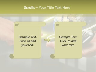 A Person Holding A Small Earth In Their Hands PowerPoint Template