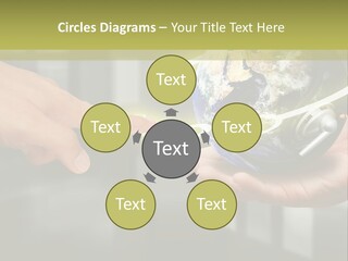 A Person Holding A Small Earth In Their Hands PowerPoint Template