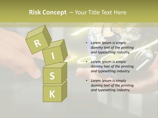 A Person Holding A Small Earth In Their Hands PowerPoint Template