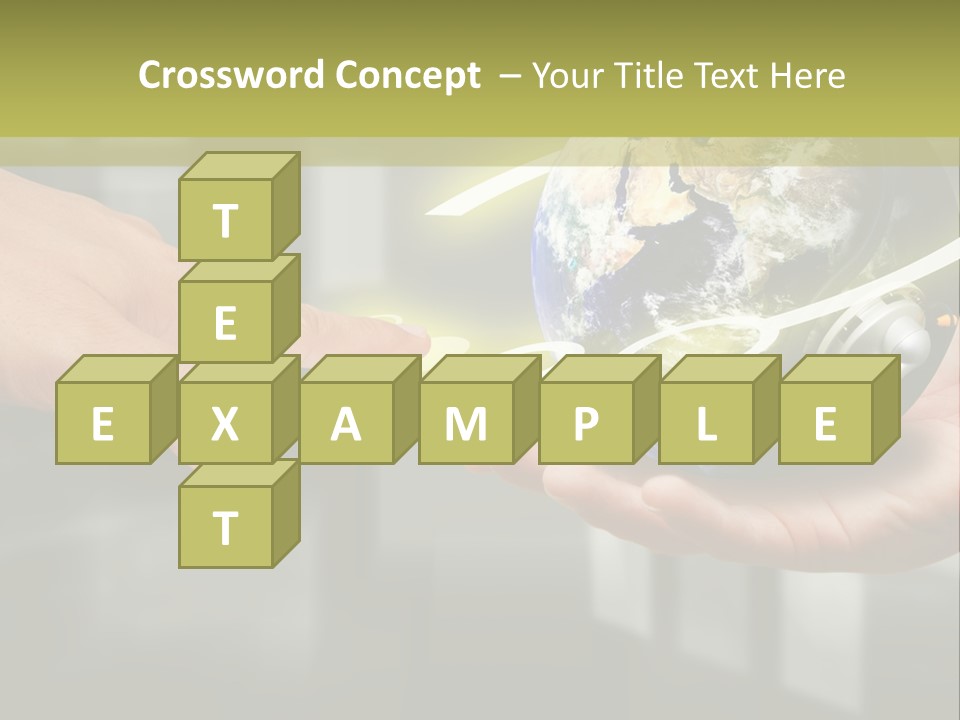 A Person Holding A Small Earth In Their Hands PowerPoint Template