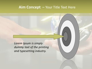 A Person Holding A Small Earth In Their Hands PowerPoint Template