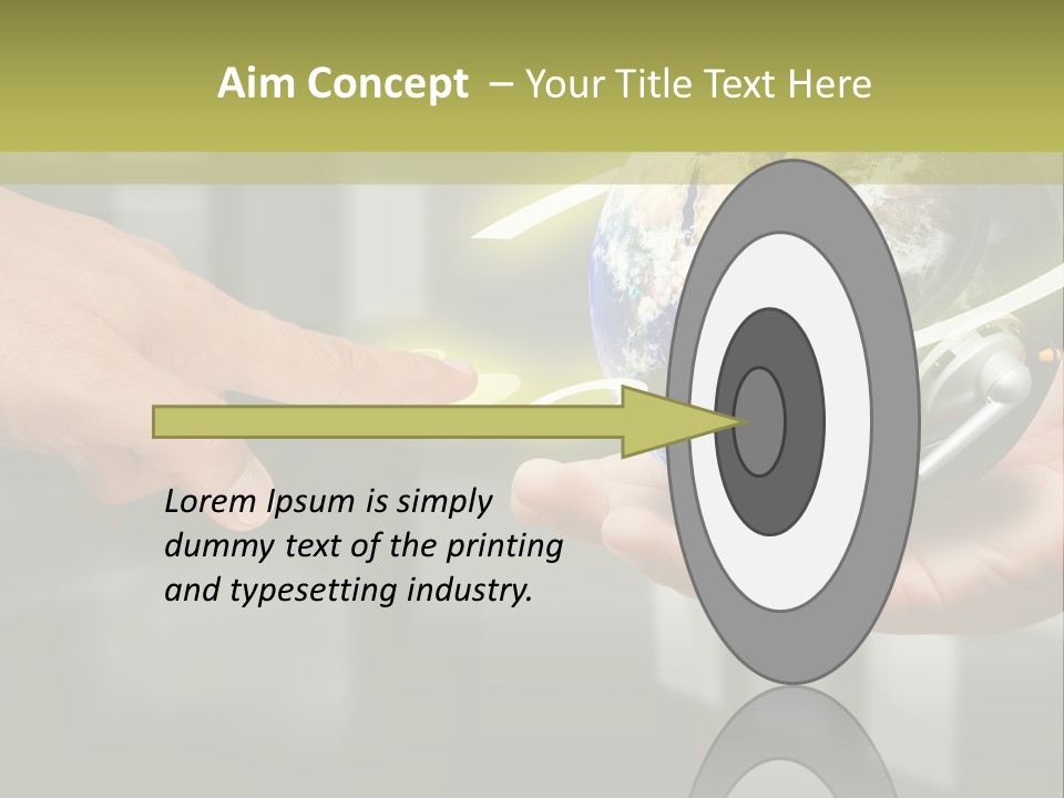 A Person Holding A Small Earth In Their Hands PowerPoint Template