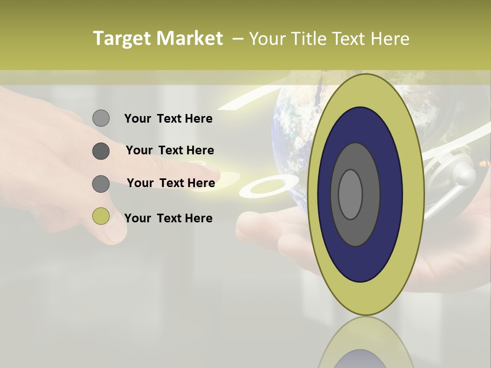 A Person Holding A Small Earth In Their Hands PowerPoint Template