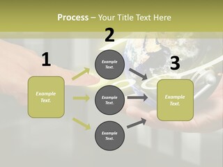 A Person Holding A Small Earth In Their Hands PowerPoint Template