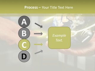 A Person Holding A Small Earth In Their Hands PowerPoint Template