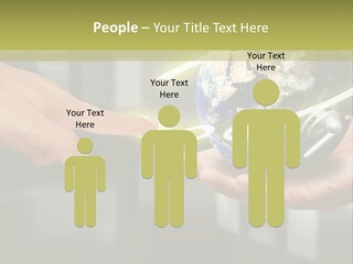 A Person Holding A Small Earth In Their Hands PowerPoint Template