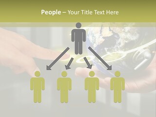 A Person Holding A Small Earth In Their Hands PowerPoint Template