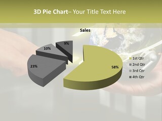 A Person Holding A Small Earth In Their Hands PowerPoint Template