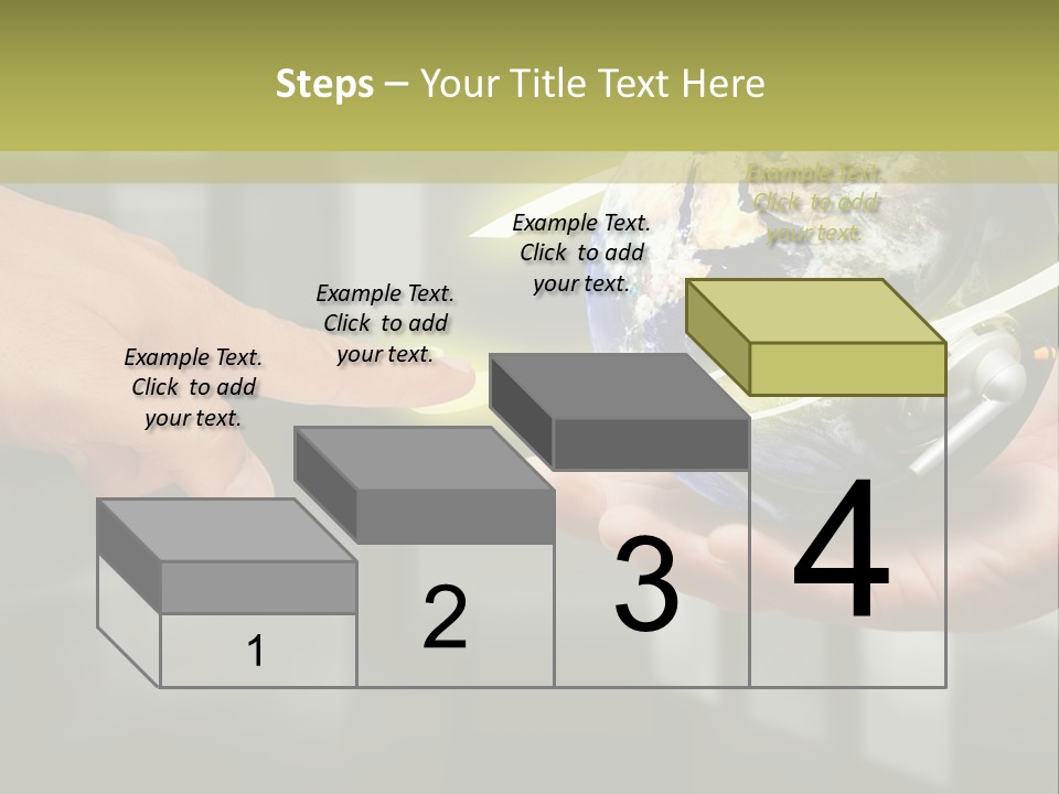 A Person Holding A Small Earth In Their Hands PowerPoint Template
