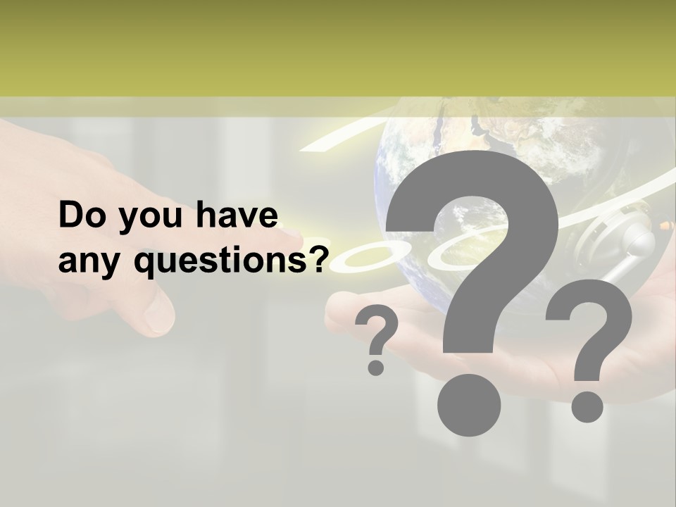 A Person Holding A Small Earth In Their Hands PowerPoint Template