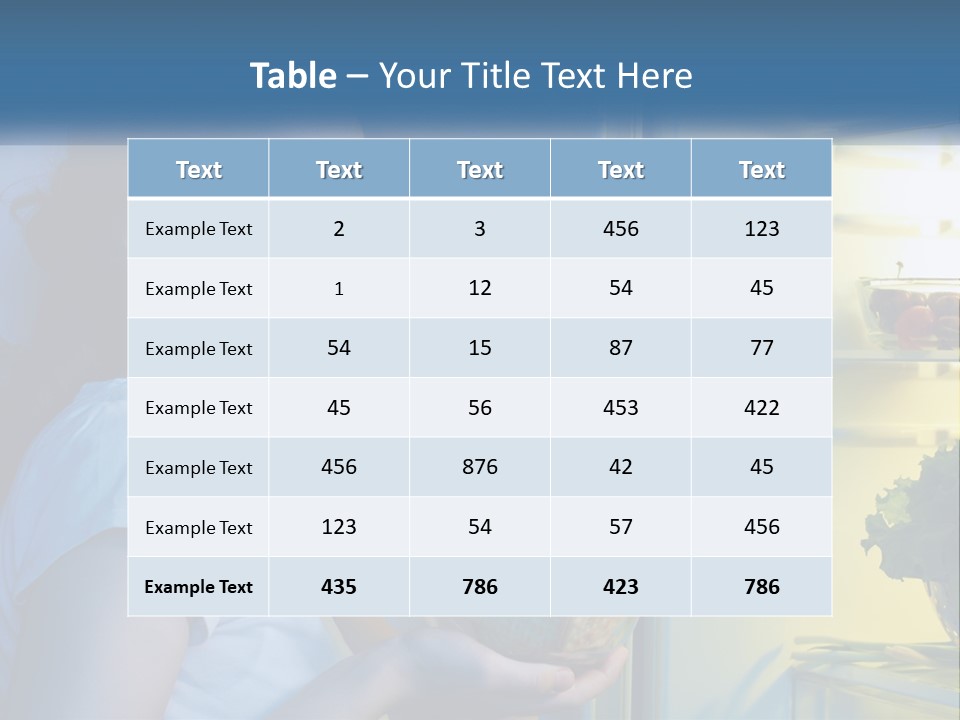 A Woman Eating Food From A Bowl In Front Of An Open Refrigerator PowerPoint Template