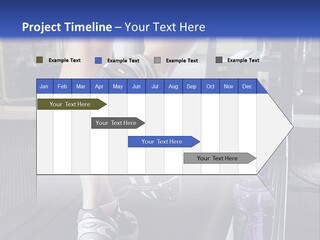 A Man Is Running On A Treadmill In A Gym PowerPoint Template