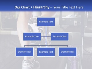 A Man Is Running On A Treadmill In A Gym PowerPoint Template